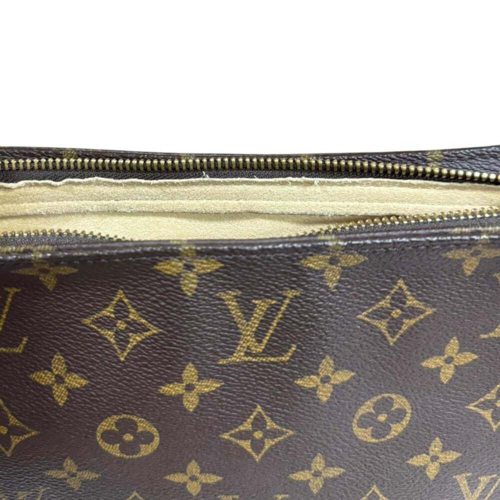 LOUIS VUITTON Authentic Brown Monogram Canvas Looping MM Shoulder Bag - Picture 10 of 12